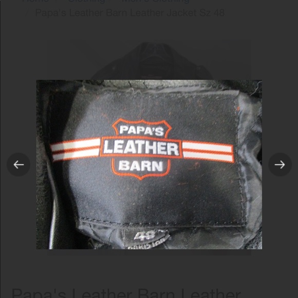 Leather jacket. - Picture 3 of 5